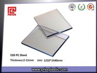 Clear ESD polycarbonate sheet with 2-15mm thickness